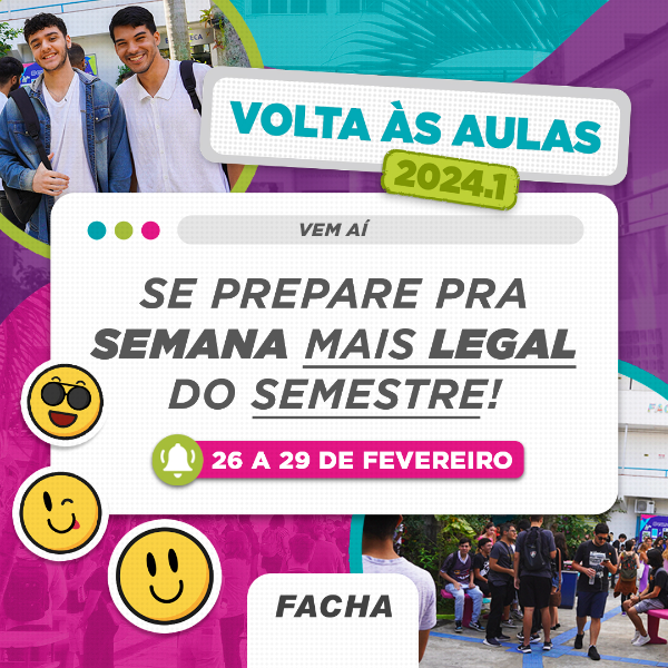 Vem a�: volta �s aulas!